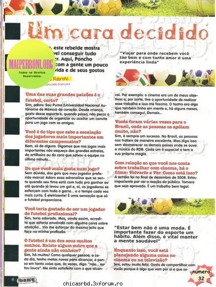 "Revista Rebelde Brasil" - Administrator-B&Z - Reviste -> RBD <-