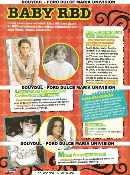 "Revista Rebelde Brasil" - Administrator-B&Z - Reviste -> RBD <-