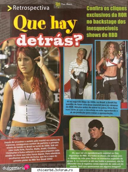 "Revista Rebelde Brasil" - Administrator-B&Z - Reviste -> RBD <-